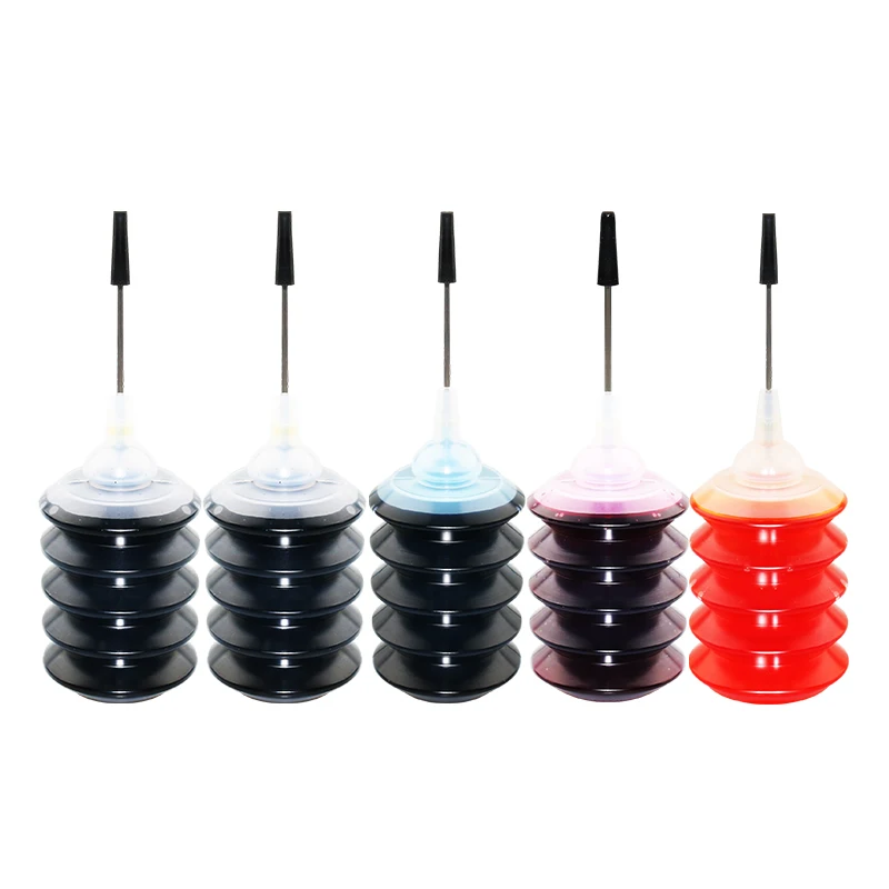 30ml Dye Ink Refill Kit Replacement for HP Printer Ink for Canon Remanufactured Cartridge 4 Color dye ink kit ink refill kit dye ink refill ink cartridge refill kit ink refill