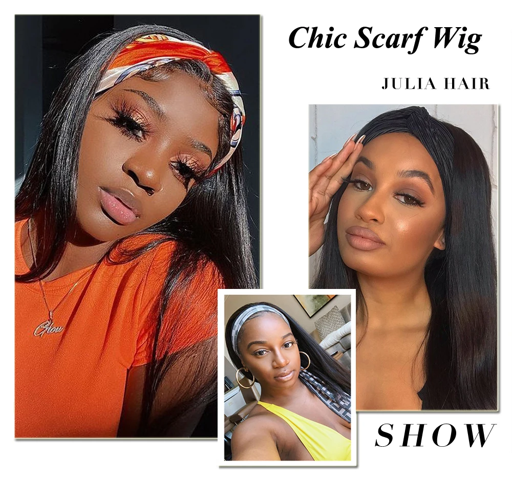 Brazilian Straight Headband Wig for Black Women Glueless Human Hair Wigs with Headband 150% Density Julia Virgin Hair Scarf Wig (9)