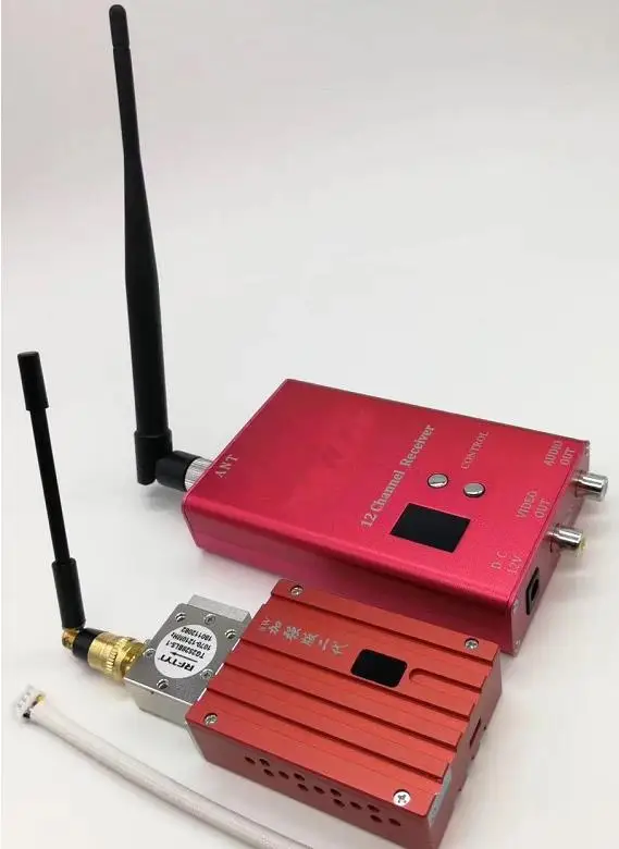 6ch 7W хорошая вентиляция 1,2G трансивер CCTV передатчик 1,2G передача изображения передатчик tx для FPV беспилотный передатчик