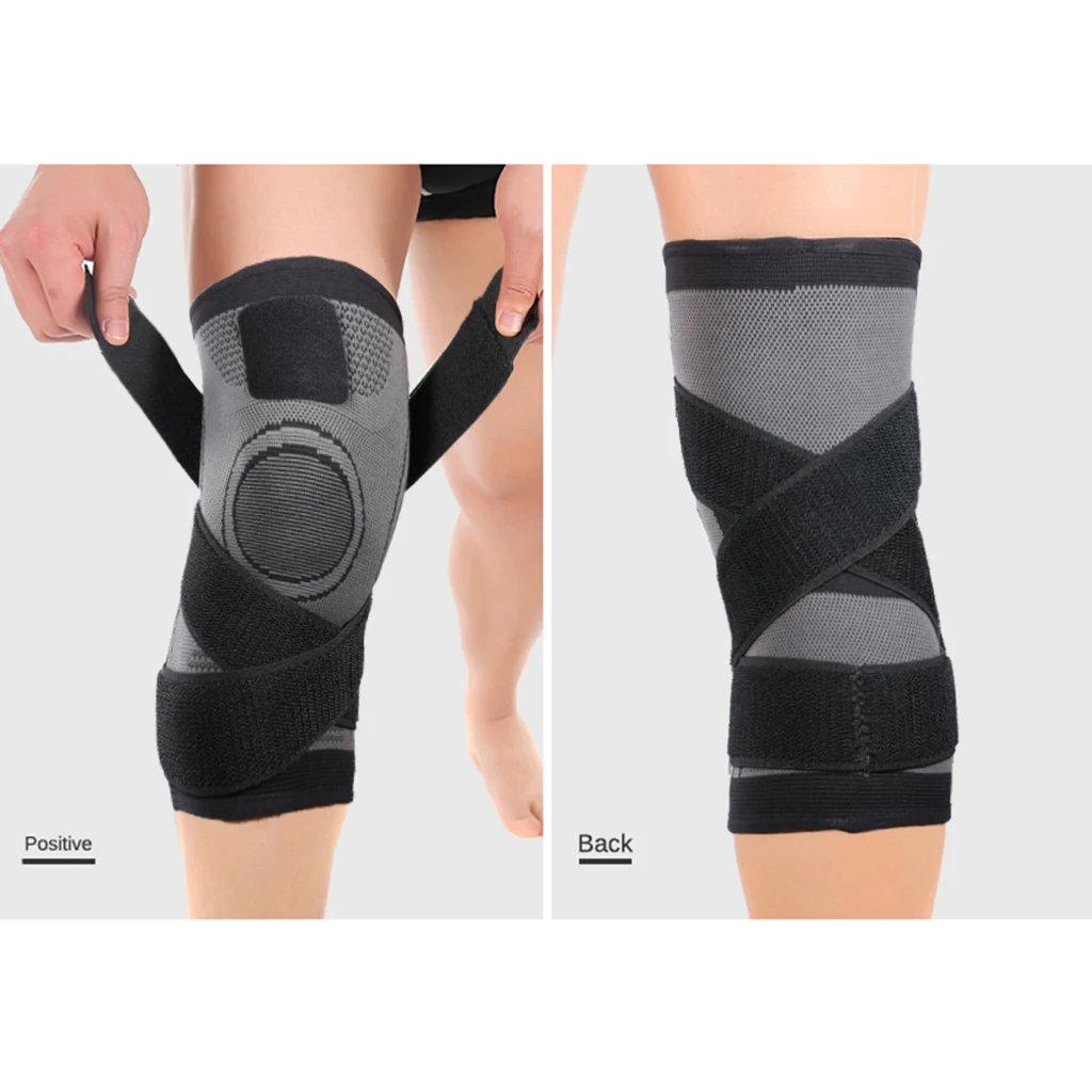 Compression Knee Brace With Strap Sports Patella Support Protector Pain Ease