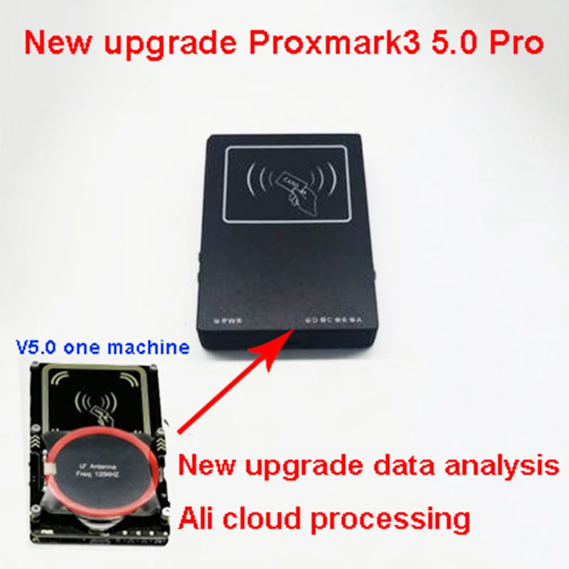 Proxmark3 PM3 Наборы 3,0/4,0/5,0/5,3 proxmark 3 NFC RFID ридер SDK для RFID NFC RDV2 кард-ридер копир клон трещины H026 - Цвет: PM3 5.0 One Machine