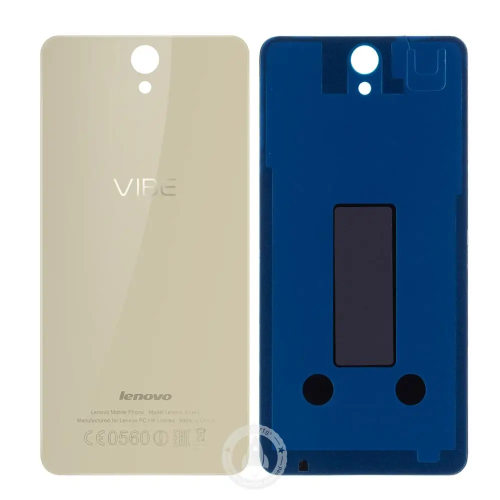 Задняя крышка для lenovo Vibe S1 A40 S1A40 на батарею черный белый золотой - Цвет: Gold