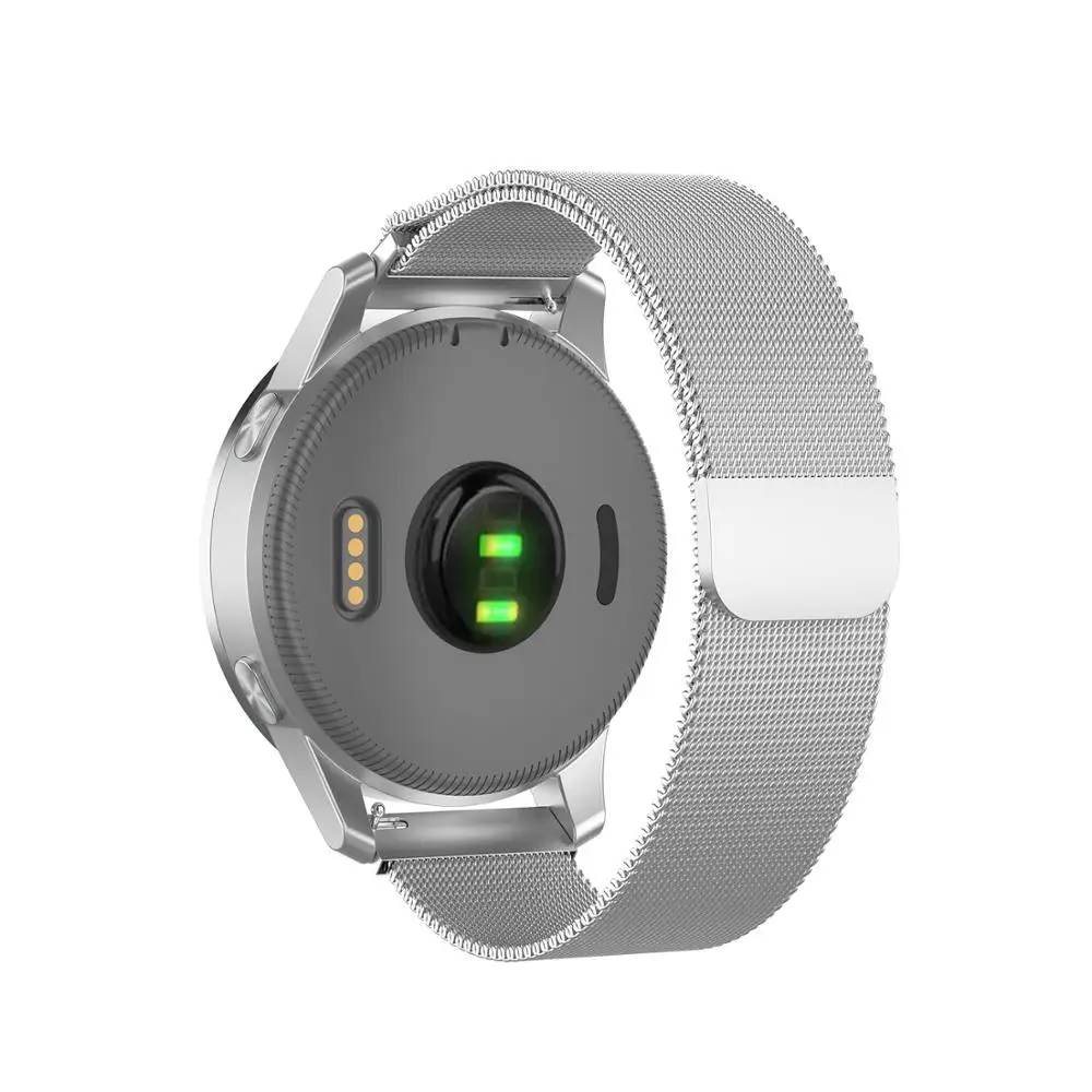 18 мм Миланский ремешок для Garmin Vivoactive4S сменный Браслет из нержавеющей стали металлический Смарт-браслет для Vivoactive 4S