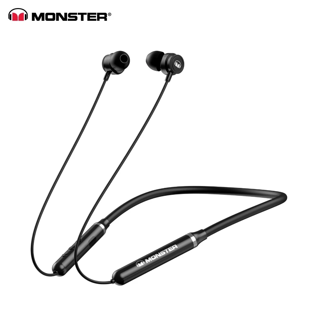 モンスター Bluetoothワイヤレスヘッドフォン スポーツイヤホン オリジナル ステレオ 磁気マイク付き 新しい イヤホン Aliexpress