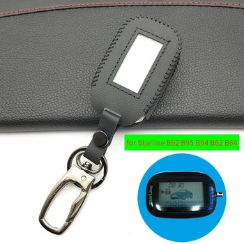 

B92 Case for Starline Russian Version B92 Leather Cover B92 B94 B64 B62 LCD Two-Way Remote Car Alarm System