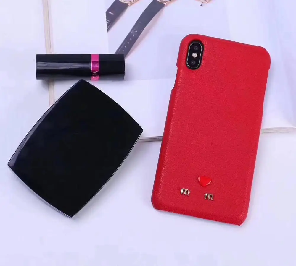 Кожаный жесткий чехол для телефона с милым сердцем для iPhone 11 pro max XS, чехлы для iPhone 6 7 8 Plus XR XSMAX, роскошный модный чехол