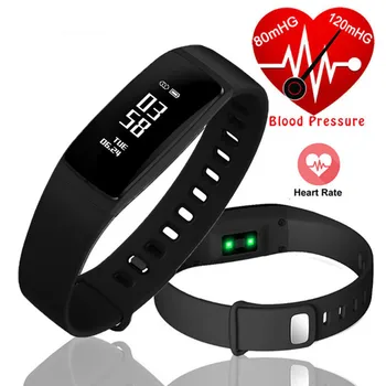 

Smart Wristband IP67 Waterproof Blood Pressure Heart Rate Fitness Wearable Wristband Bluetooth Smartband for IOS Android Band