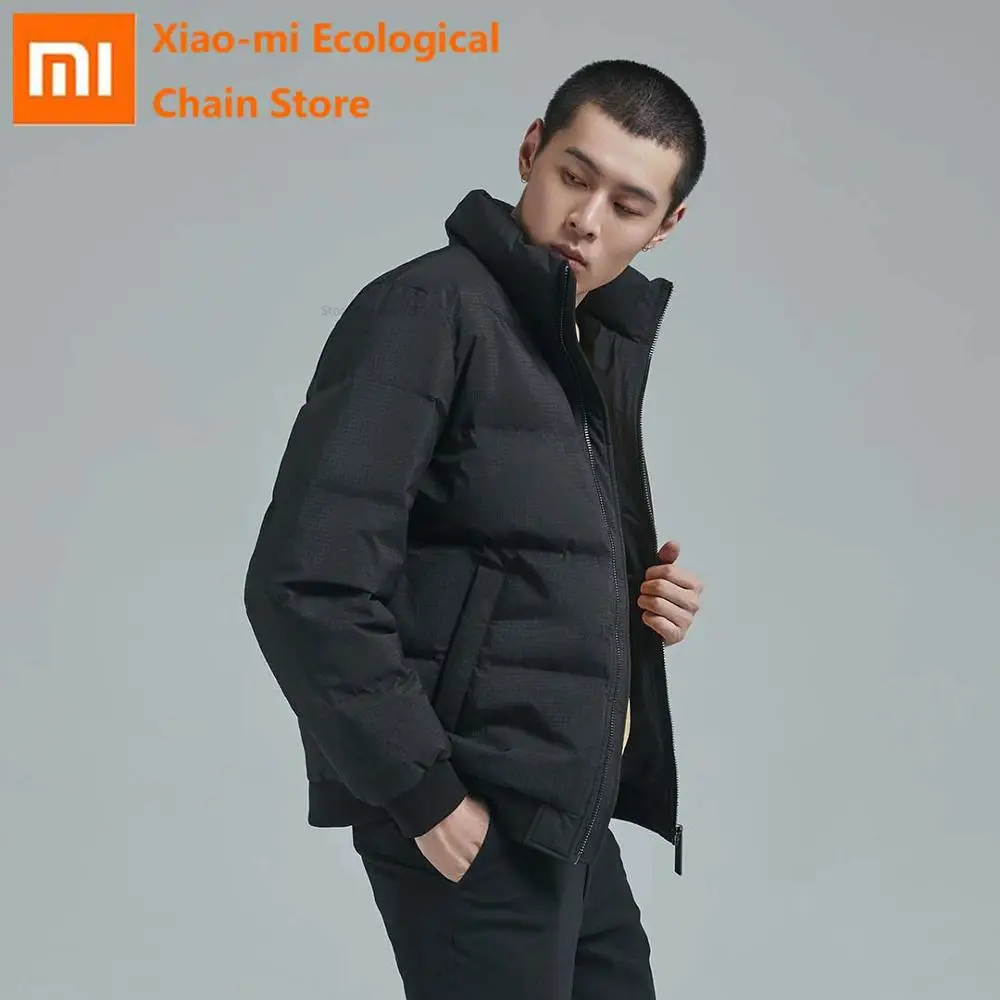 Новинка, Xiaomi Mijia 90Fun, мужской повседневный пуховик со стоячим воротником, из композитной ткани, уровень 4, водонепроницаемый, теплый, комфортный, модный
