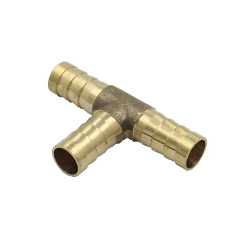 

4mm 5mm 6mm 8mm 10mm 12mm 14mm 16mm Tee Type Reducing Hose Barb Brass Barbed Tube Pipe Fitting Reducer Coupler Connector Adapter