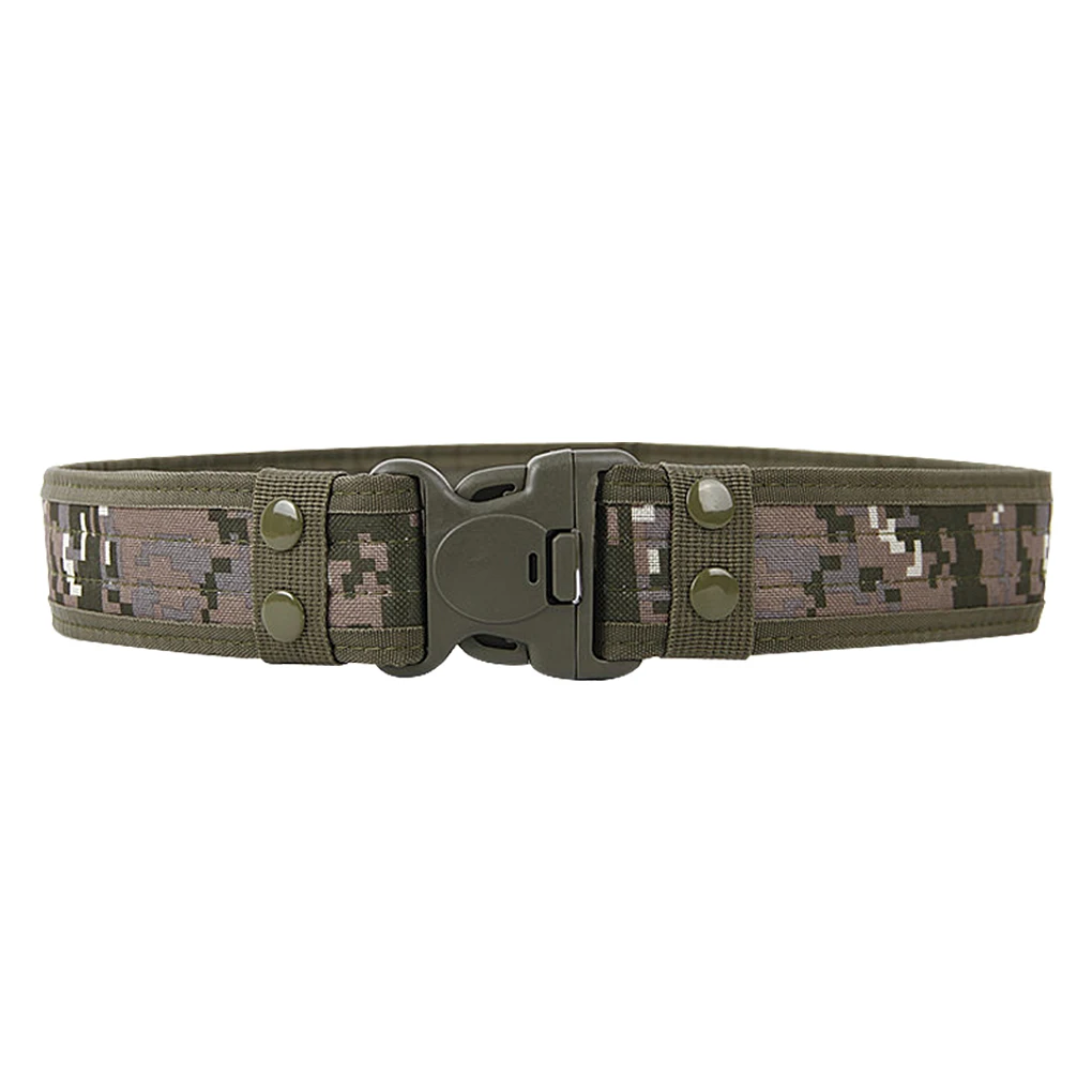 belts 2021 New Army Style Combat Belts Quick Release Tactical Belt Fashion Men Canvas Waistband Outdoor Hunting Camouflage Waist Strap genuine leather belt