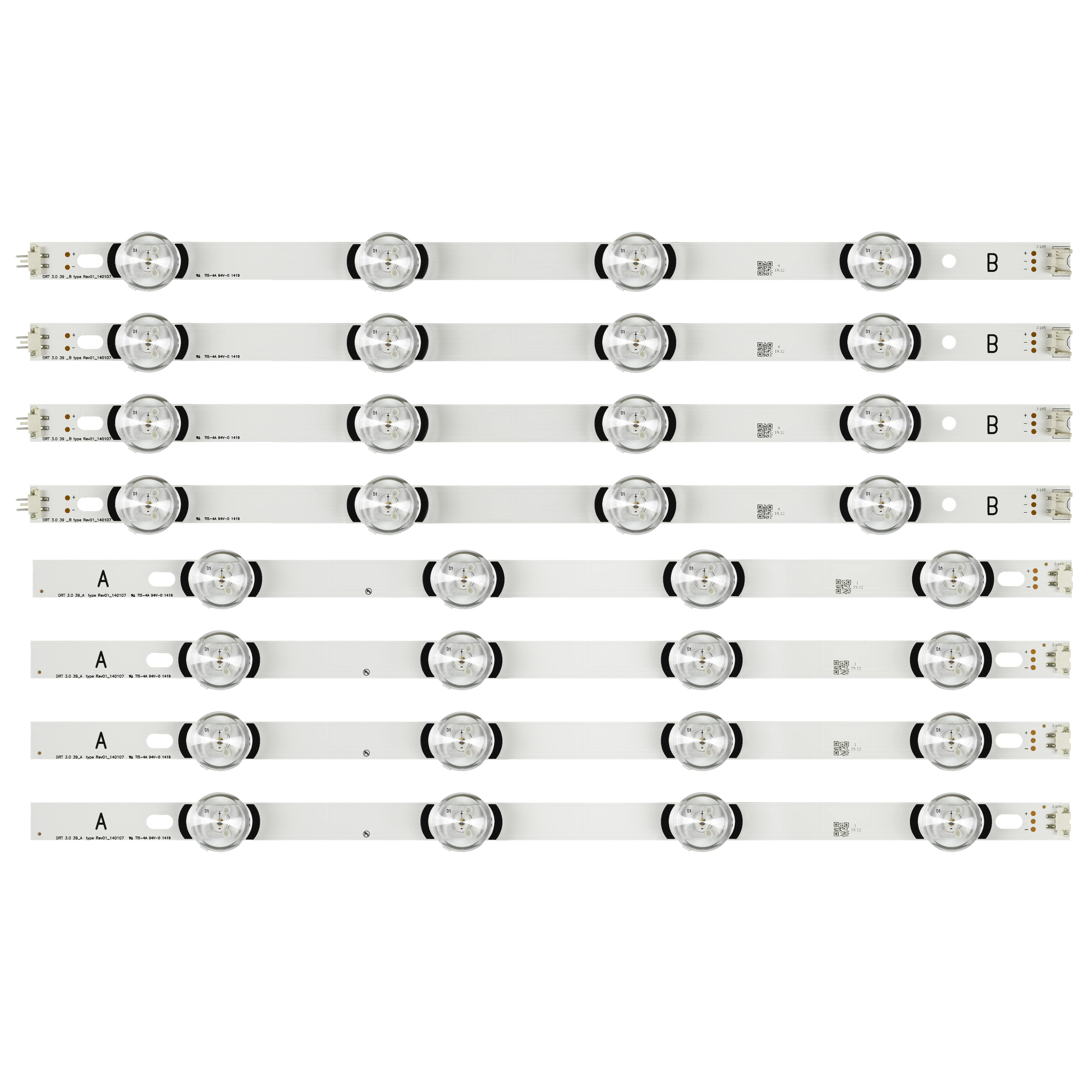 807mm LED lámpara de luz de fondo de 8 leds para LG 39 pulgadas TV 390HVJ01 lnnotek drt 3,0 39 39LB5610 39LB561V 39LB5800 39LB561F