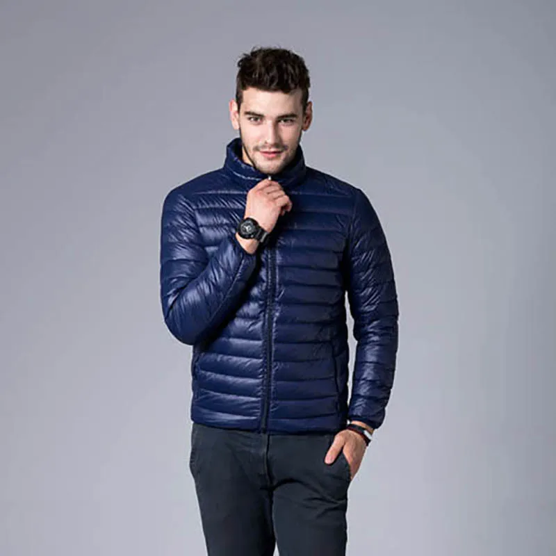 

2020 casual Jacket outwear Coat Lightweight parka stand collar Mens Winter jackets and coats Plus Size S-3XL YYJ0031