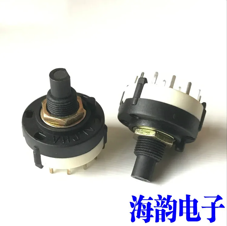 

SR2612F Rotating Switch 4 Knife 3 Gear Band Switch Audio Switching Switch