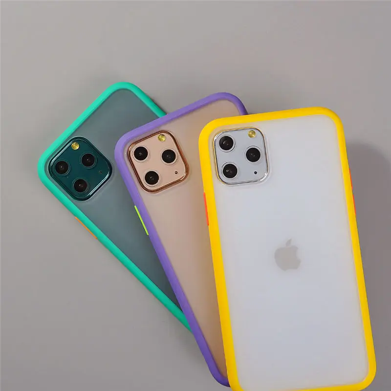 Противоударный прозрачный чехол бампер для iPhone 11 Pro Max XR XS X 8 7 6 6S Plus противоударный