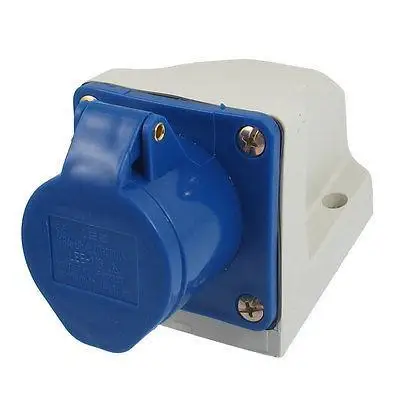 

AC 220V-250V 16A 2P+E IEC309-2 Panel Mount Industrial Socket