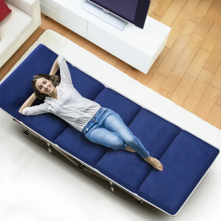 

Imperis office nap bed simple lounge rat seating single lunch break bed with portable escort outdoor beach marching bed
