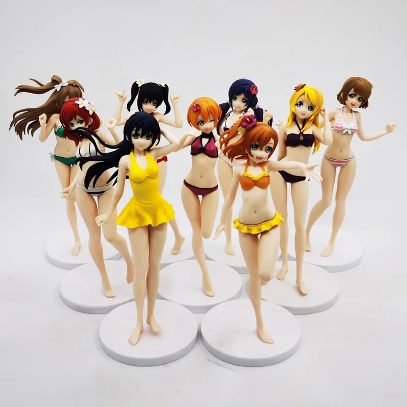 17 см аниме Love Live фигурку UMI HOSHIZORA RIN TOJO NOZOMI KIMINO MINAMI KOTORI SONODA Fate Zero PVC Коллекционная