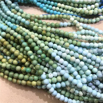 

Natural raw ore turquoise rainbow color chain porcelain women's turquoise bracelet