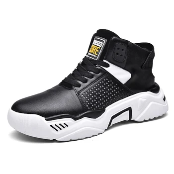 

Hot Sale Basketball Shoes Comfortable High Top Breathable Training Boots Ankle Boots Outdoor Men Sneakers Athletic Sport Shoes