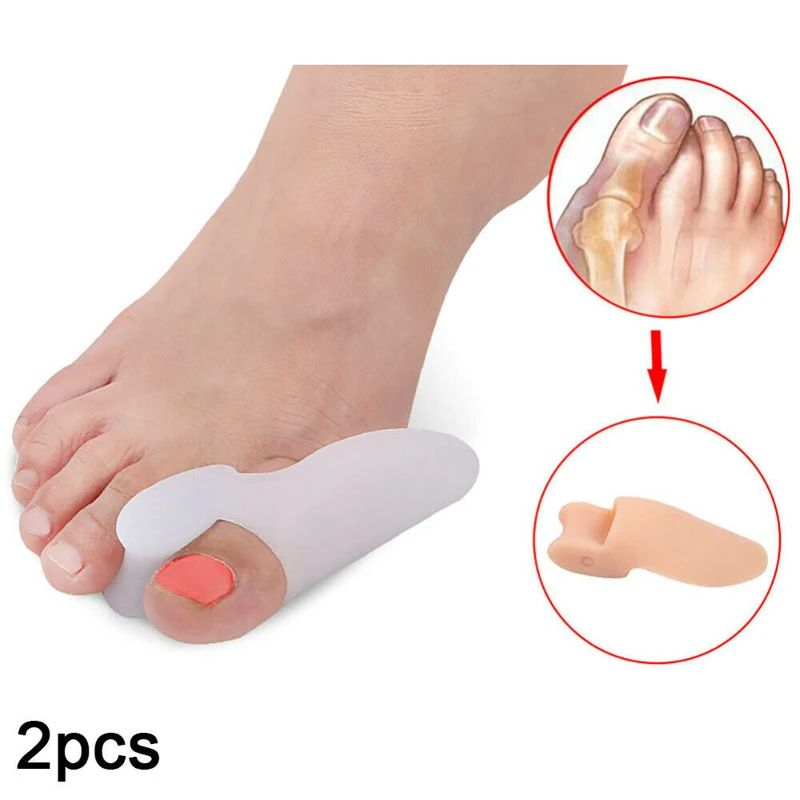 Rakado силиконовый разделитель для пальцев ног корректор вальгусной деформации большой коррекция кости выпрямитель для педикюра Уход за ногами