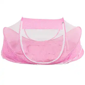 

Baby Crib Netting Portable Foldable Mosquito Net Baby Bed Newborn Sleep Bed Travel Bed Netting Play Tent Newborn Kids
