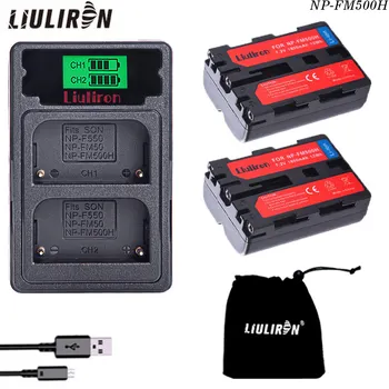 

2x Bateria NP-FM500H NP FM500H Battery for Sony Alpha A58 DSLR-A350A300/A350/A450/A500/A550/A560/A580/A700/A99/A850 SLT-A57