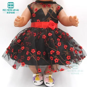 

Clothes for doll fits 43cm new born doll accessories Fashion cartoon baby onesies clothes