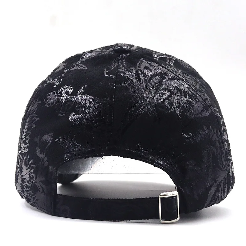 Spring And Summer Men's Baseball Cap Floral Printing Caps Cotton Versatile Sunshade Casual Men's And Women's Hat Cap For Boy