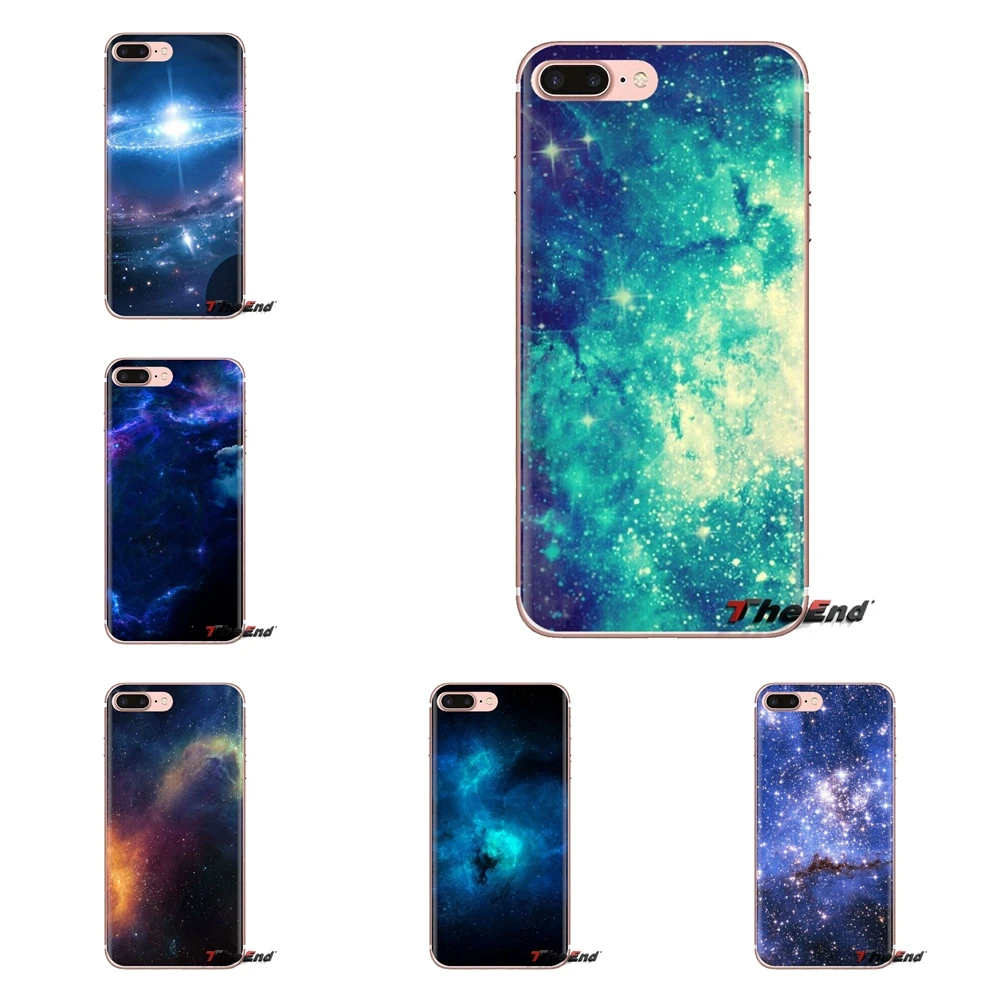 Blue Galaxy Starry sky For LG Spirit Motorola Moto X4 E4 E5 G5 G5S G6 Z Z2 Z3 G2 G3 C Play Plus Mini Transparent TPU Shell Cases |