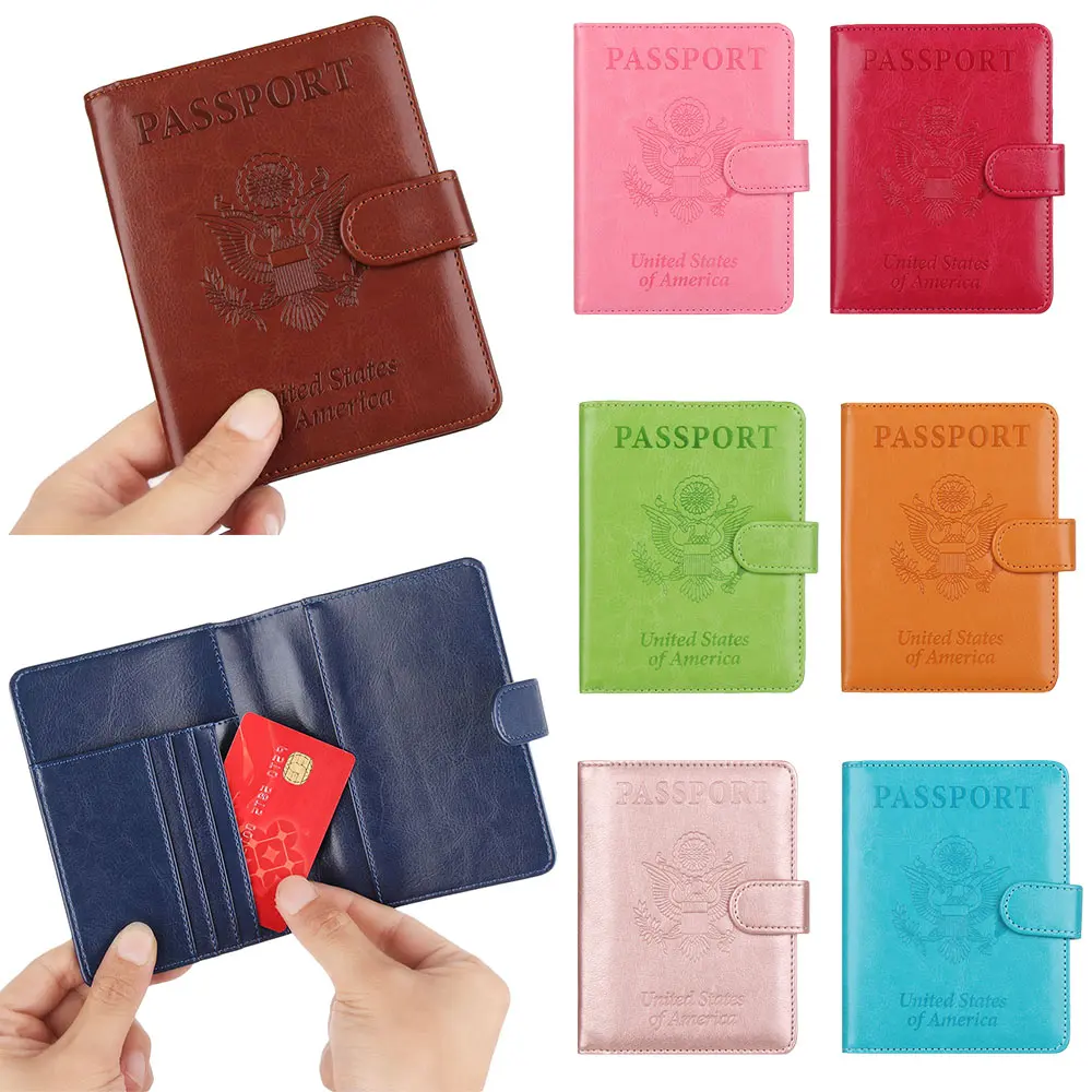 Новинка, высокое качество, Обложка для паспорта для мужчин и женщин, чехол для паспорта, для путешествий, для США, для документов, для мужчин, Т-образная Обложка, для билета, карман для паспорта