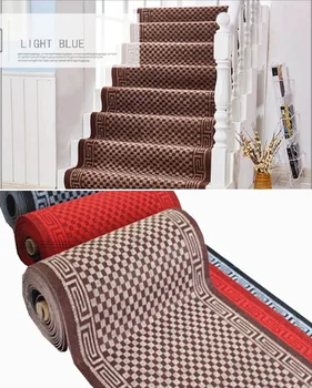 

Customize Size Long Carpet Joyous Red carpet Brown Skidproof Carpet for Parlor Hallway Stairs Hotel Runners Rug Decor Ground Mat
