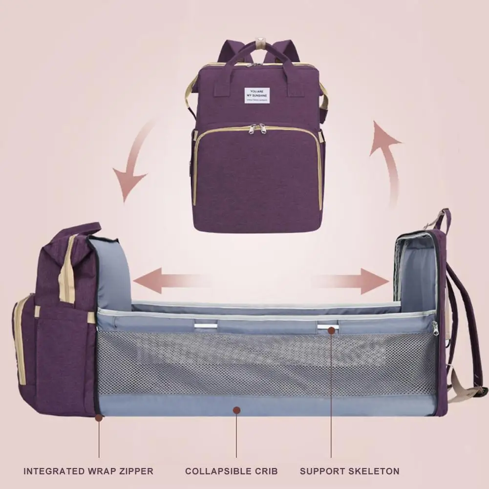 Multifunctional Baby Diaper Bag Backpack Bed Crib Baby Sleeping Bag For Travel Bed Diaper Pad Stroller Organizer Dropshipping Multifunctional Baby Diaper Bag Backpack Bed Crib Baby Sleeping Bag For Travel Bed Diaper Pad Stroller Organizer Dropshipping