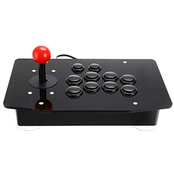 

Arcade Joystick Fighting Stick Acrylic Wired Usb Gaming Controller Gamepad Video Game for PC Desktop