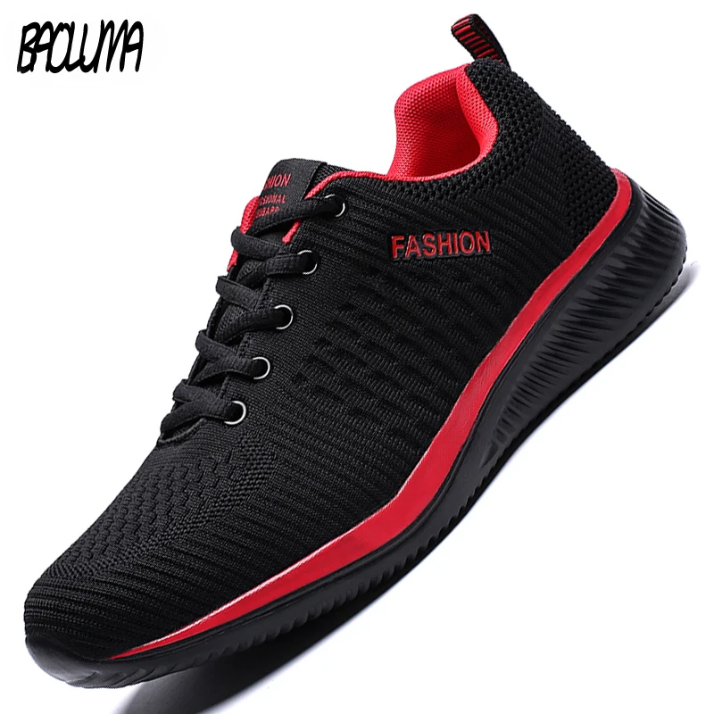 Zapatos informales transpirables para hombre, mocasines de malla, ligeras, 35-48