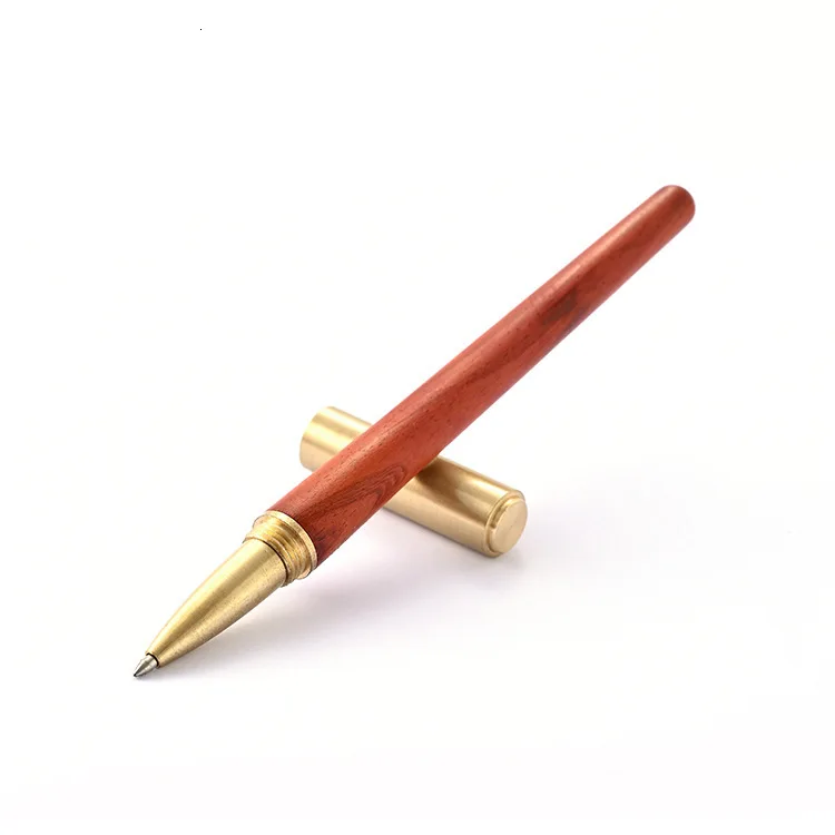Новые шариковые ручки сандалового дерева, роскошная деловая ручка для студентов, школьников, ручка для письма Канцтовары, принадлежности 03744