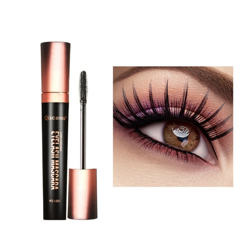 

Eyelash Mascara Dense Black Mascara Long Lasting Waterproof Non-dizzy Dyeing Natural Slender Curling Eyelash Mascara Maquillaje#