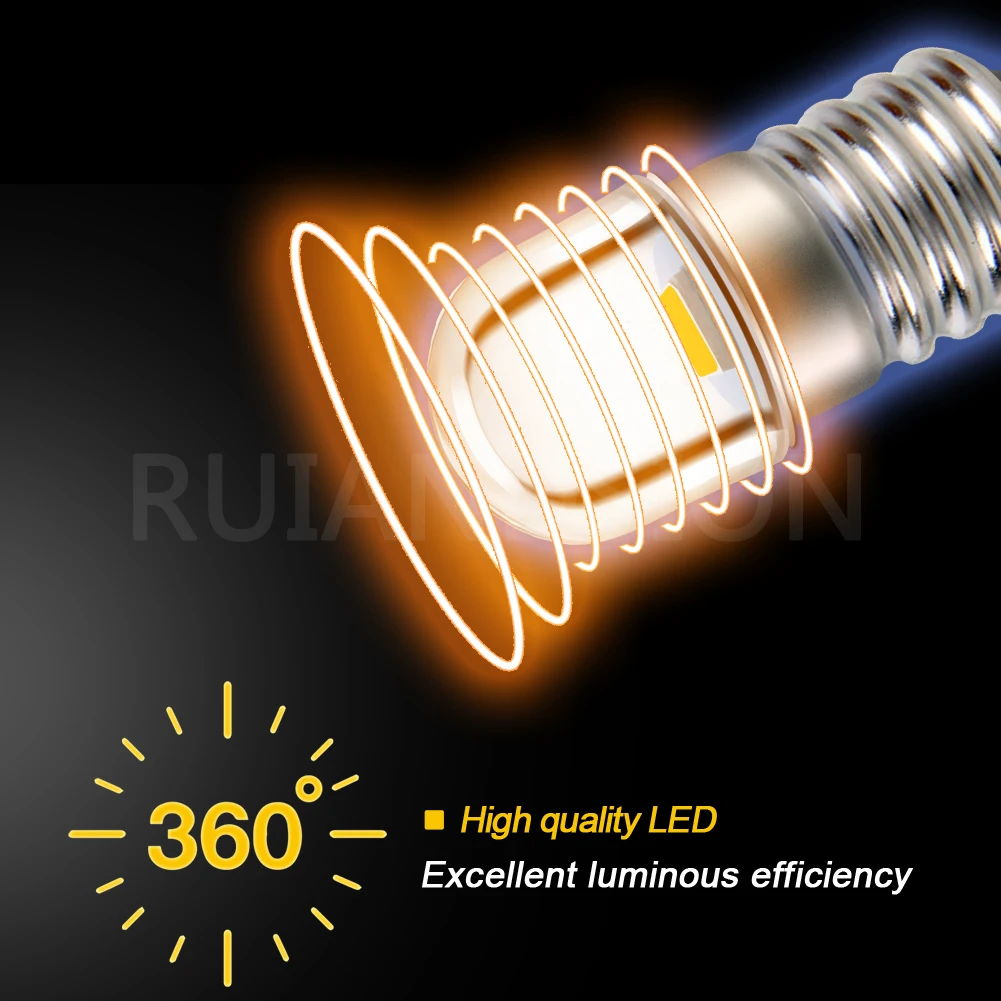 10x E10 3V 4.5V 6V 12V 0.96W 4300k 따뜻한 흰색 1smd 2835 LED 기계 핀볼 전구 토치 헤드 라이트 미니 헤드 램프 손전등