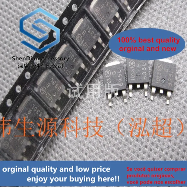 10 Uds. Solo original nuevo diodo SMD Schottky MBRD835LG MBR835 TO-252 8A 35V