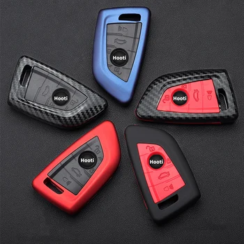 

ABS Carbon fiber Car Key Case Cover For BMW X1 X2 X3 X4 X5 3 5 7 Series 525/530/320 F10 F15 F16 F20 F30 Car Remote Styling Shell