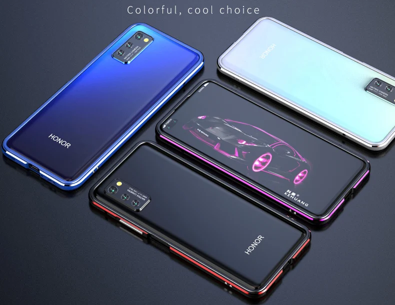 Роскошная металлическая рамка Аврора для huawei Honor V30, чехол-бампер с окантовкой, Жесткий Чехол, защитный чехол для huawei Honor V30 Pro V View 30