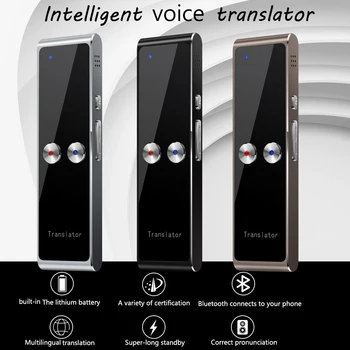 

T8 Portable Smart Voice Translator Real Time Multi-Language Speech Interactive Translator 3 in 1 voice Text Bluetooth Translator