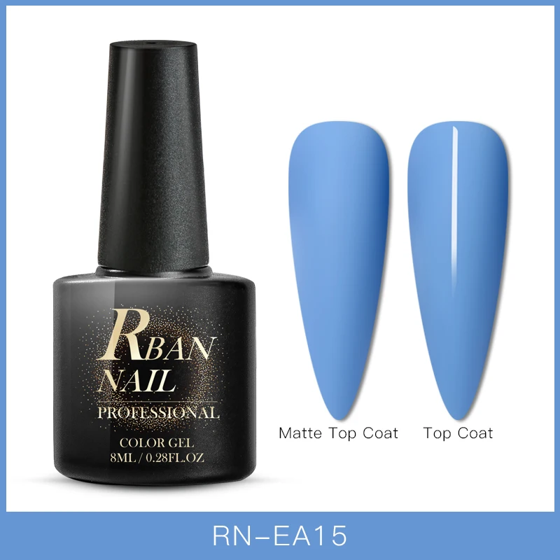 EES07818 RBAN NAIL 60 цветов Матовый УФ-гель для ногтей 8 мл чистый цвет ногтей нужно матовое верхнее покрытие Замочить ногтей Гель-лак для маникюра - Цвет: EES07818