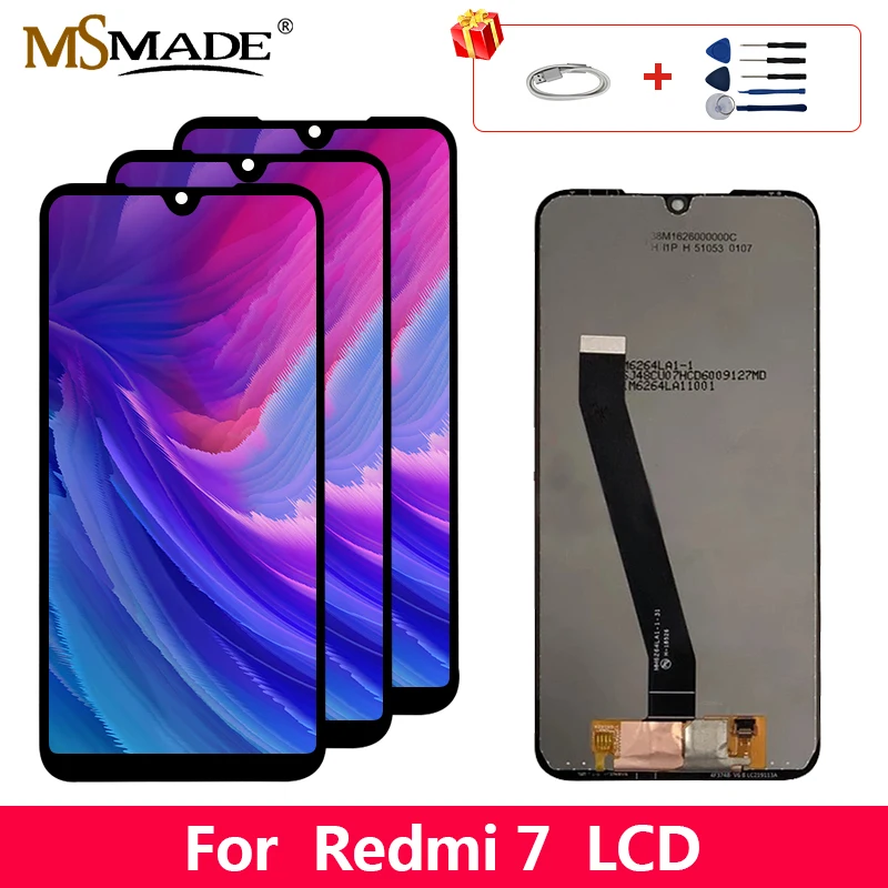 

Original LCD For Xiaomi Redmi 7 LCD Touch Screen Digitizer Display With Frame Replacement Parts Assembly Perfect Quality 6.26