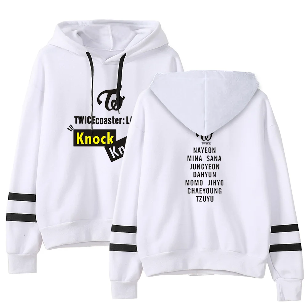  Twice Fashion Print Hoodies Outwear Sweatshirt Casual Unisex Soft Streetwear Casual Hot sale Clothe