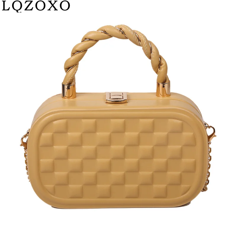 

New Design Handbags Holder Fashion Women Day Clutch PVC Shoulder Chain Evening Bags Purse 2021