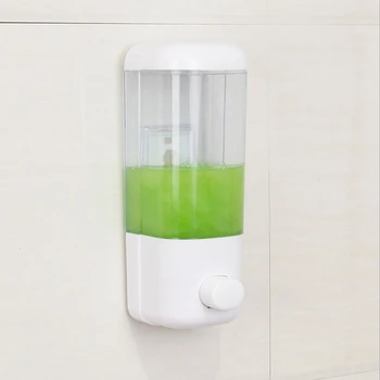 

Liquid Soap Dispenser Wall Mount Manual Hand Liquid Shampoo Shower Gel Dispenser Lotion Container For Office Bathroom Kitchen