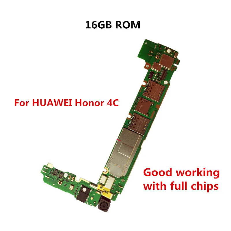 Мобильный электронная панель Материнская плата разблокированная с чипами цепей flex кабель для huawei Honor 4c CHM-UL00 16 Гб
