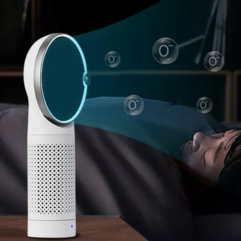 

Desktop Air Purifier with Night Light - Portable Air Cleaner with True HEPA Filter Odor Allergies Eliminator for Smoke, Dust, Ho