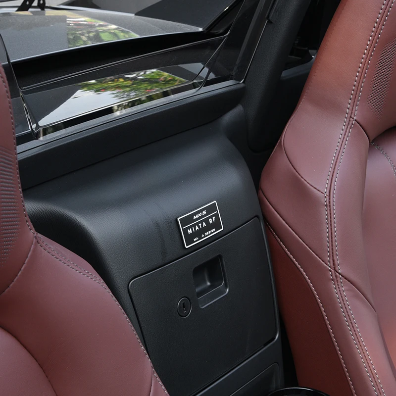 알루미늄 3D 스티커 디자인 로고 자동차 수리 액세서리 인테리어 장식 Mazda MX5 RF ND 용 금속 스티커를 부담없이 붙여 넣습니다.