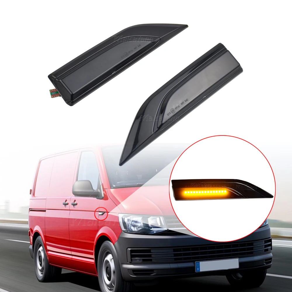 Боковой габаритный фонарь светильник для VW Transporter T6 Multivan Caddy MK4 Динамический